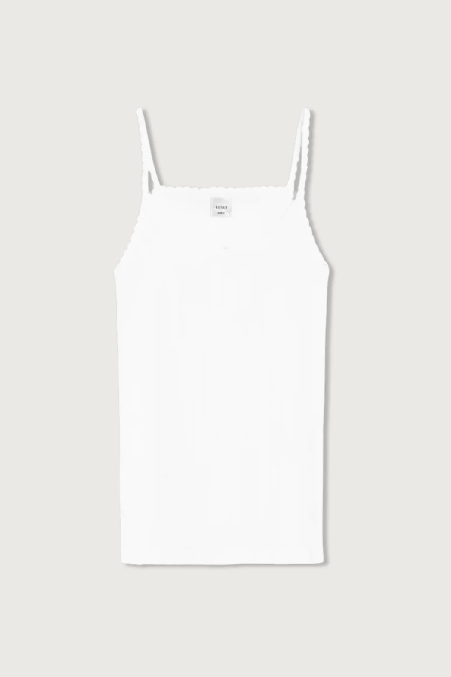 Pointelle Cami White