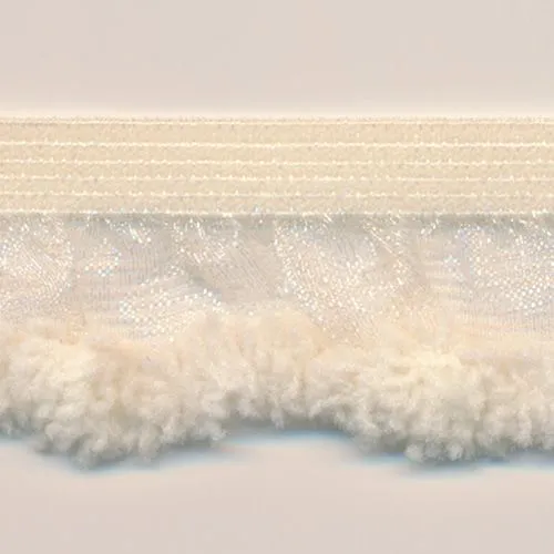 Poodle Frill Stretch #106 Ivory