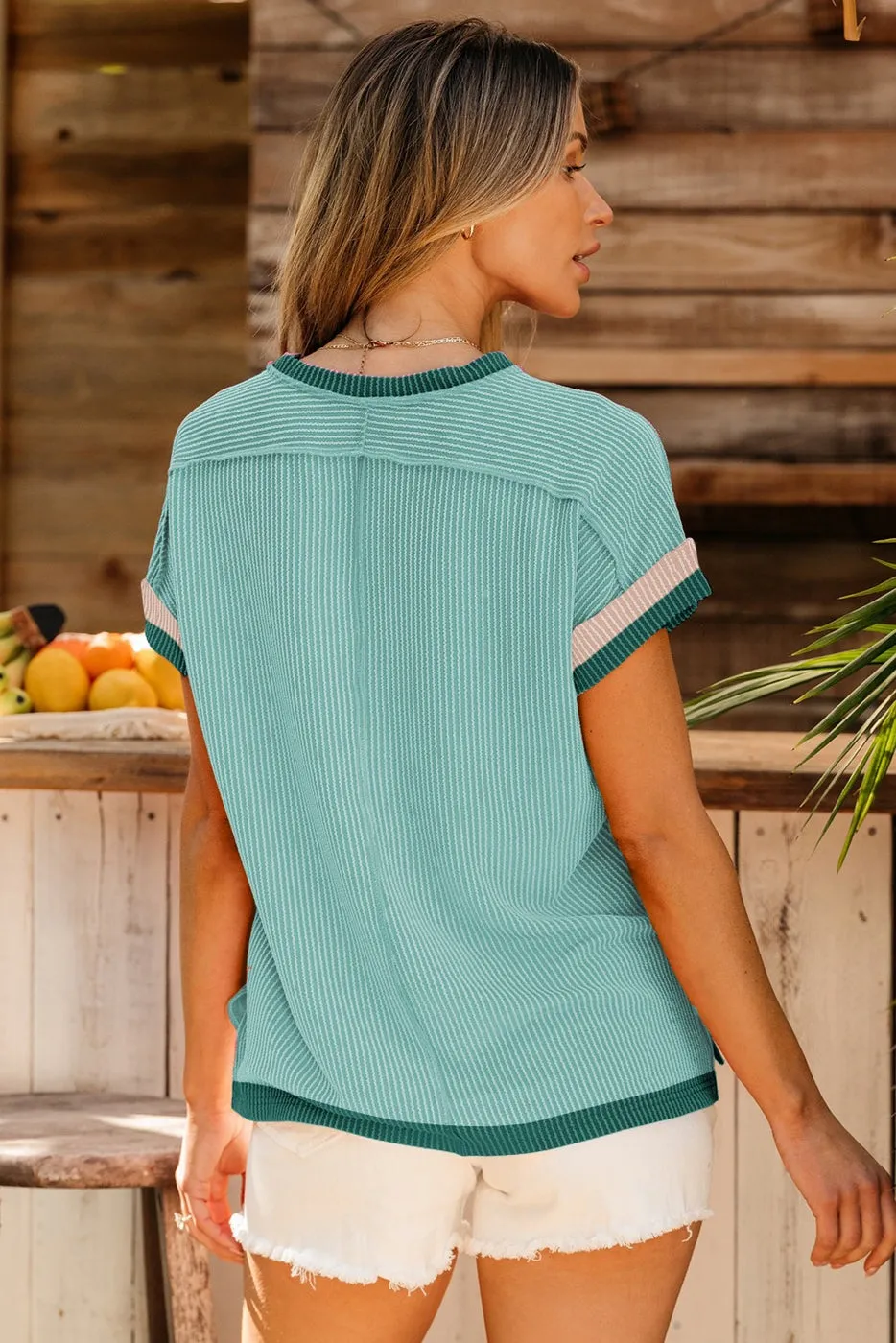 Poppy Top -Green