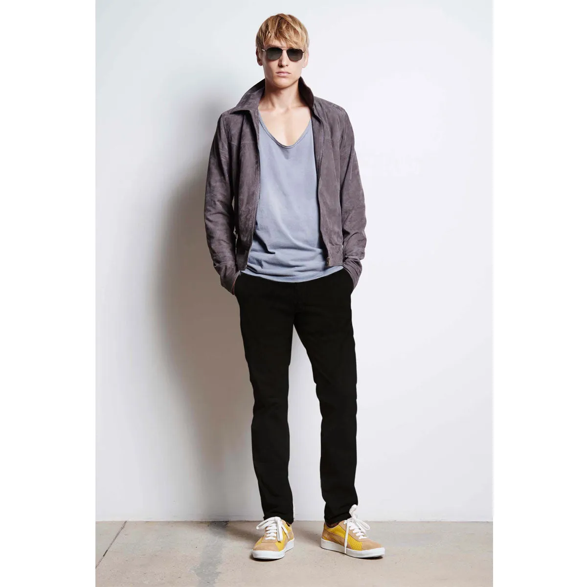 Premium Jet Black Super Stretch Denim Pant