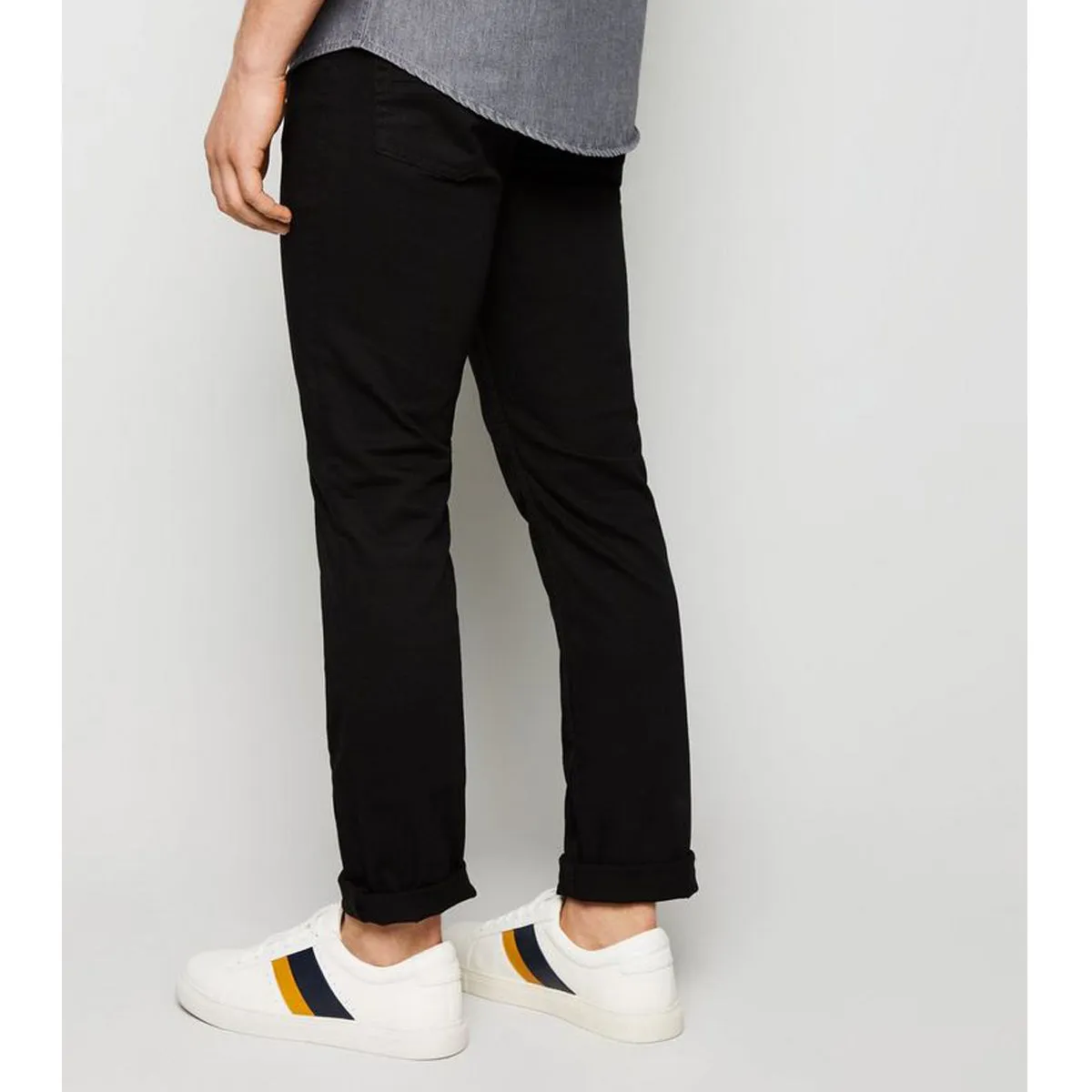Premium Jet Black Super Stretch Denim Pant