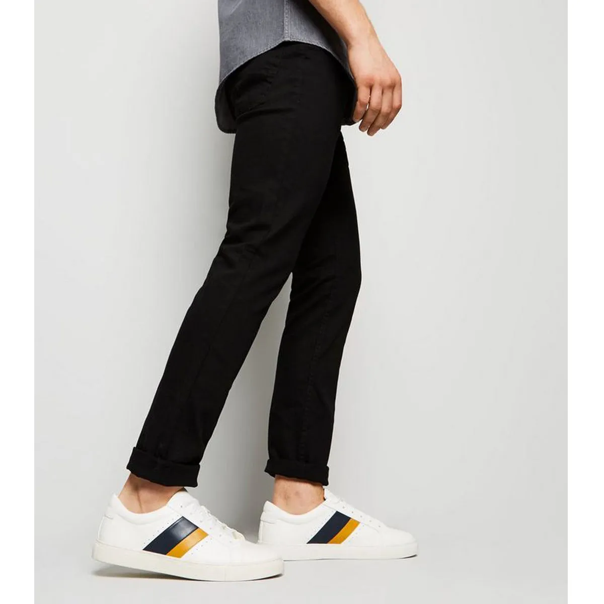 Premium Jet Black Super Stretch Denim Pant