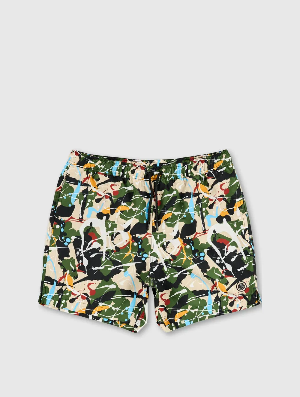 Pretty Green Convergence Swim Shorts