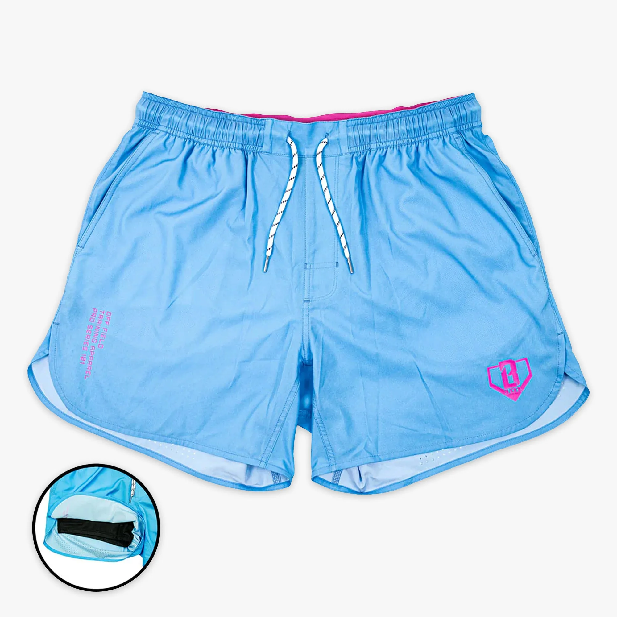 Pro Series Youth Shorts with Liner - Blue