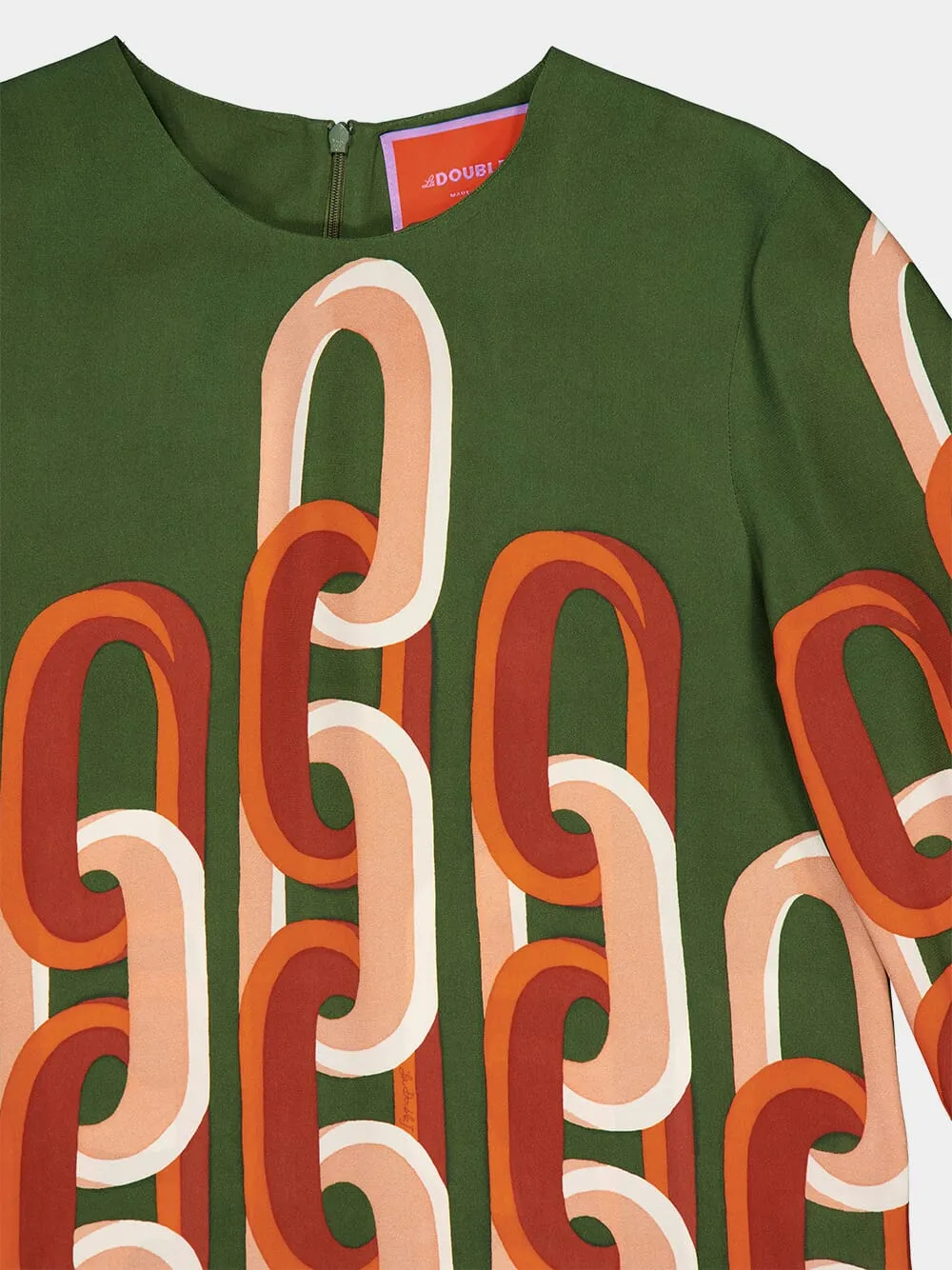 Prometheus Placée Camouflage Racer Midi Dress