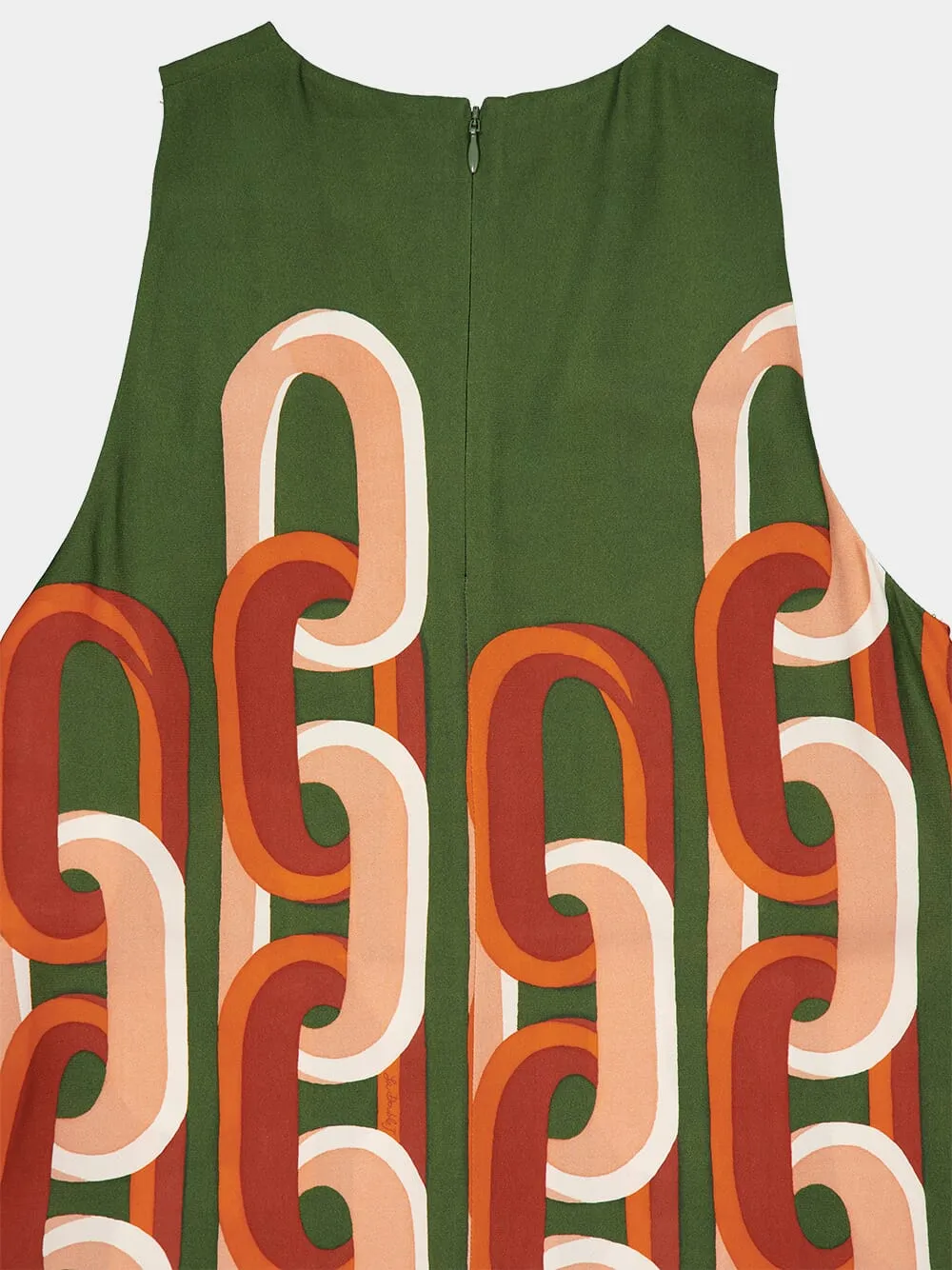 Prometheus Placée Camouflage Racer Midi Dress