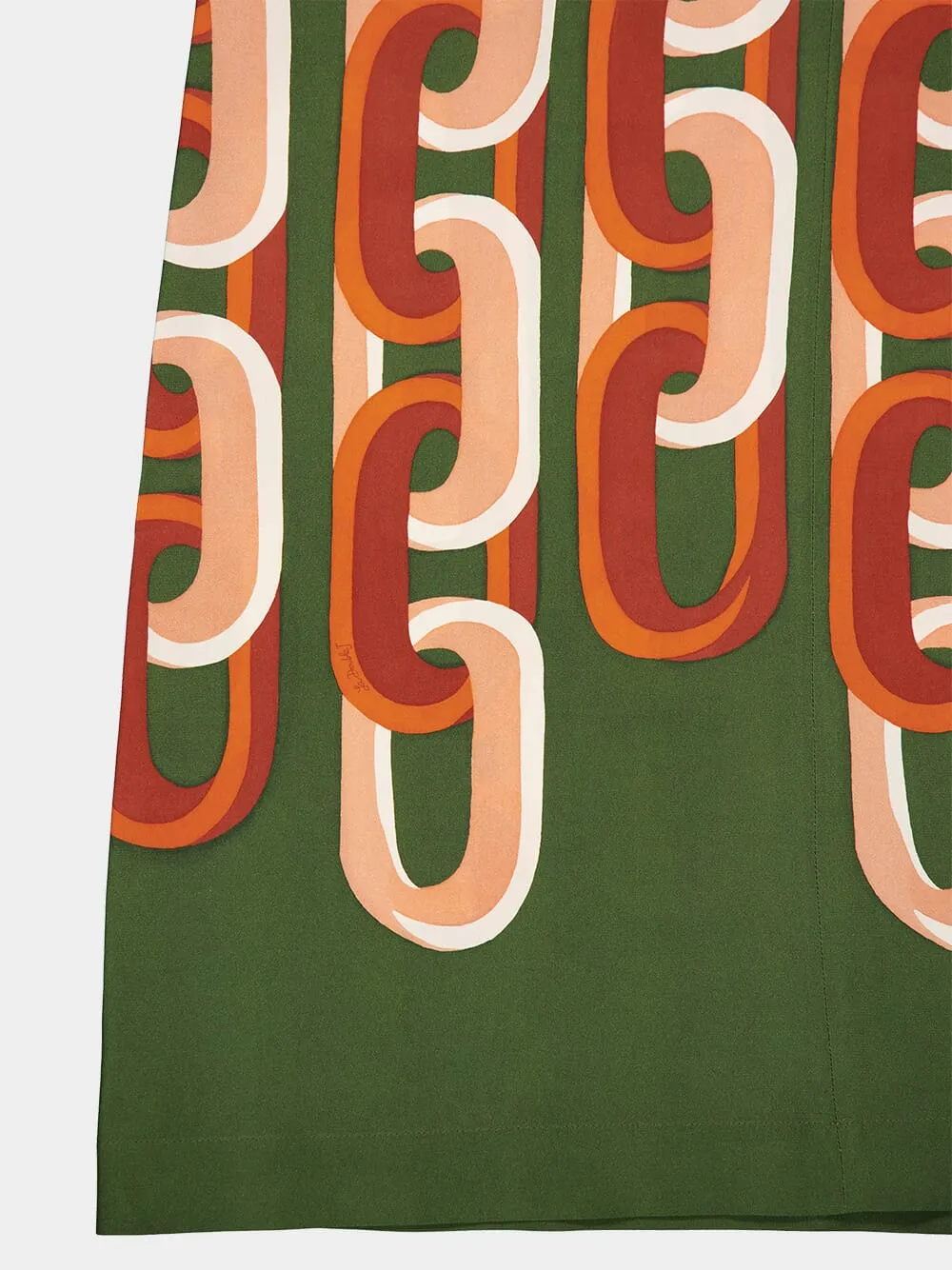 Prometheus Placée Camouflage Racer Midi Dress