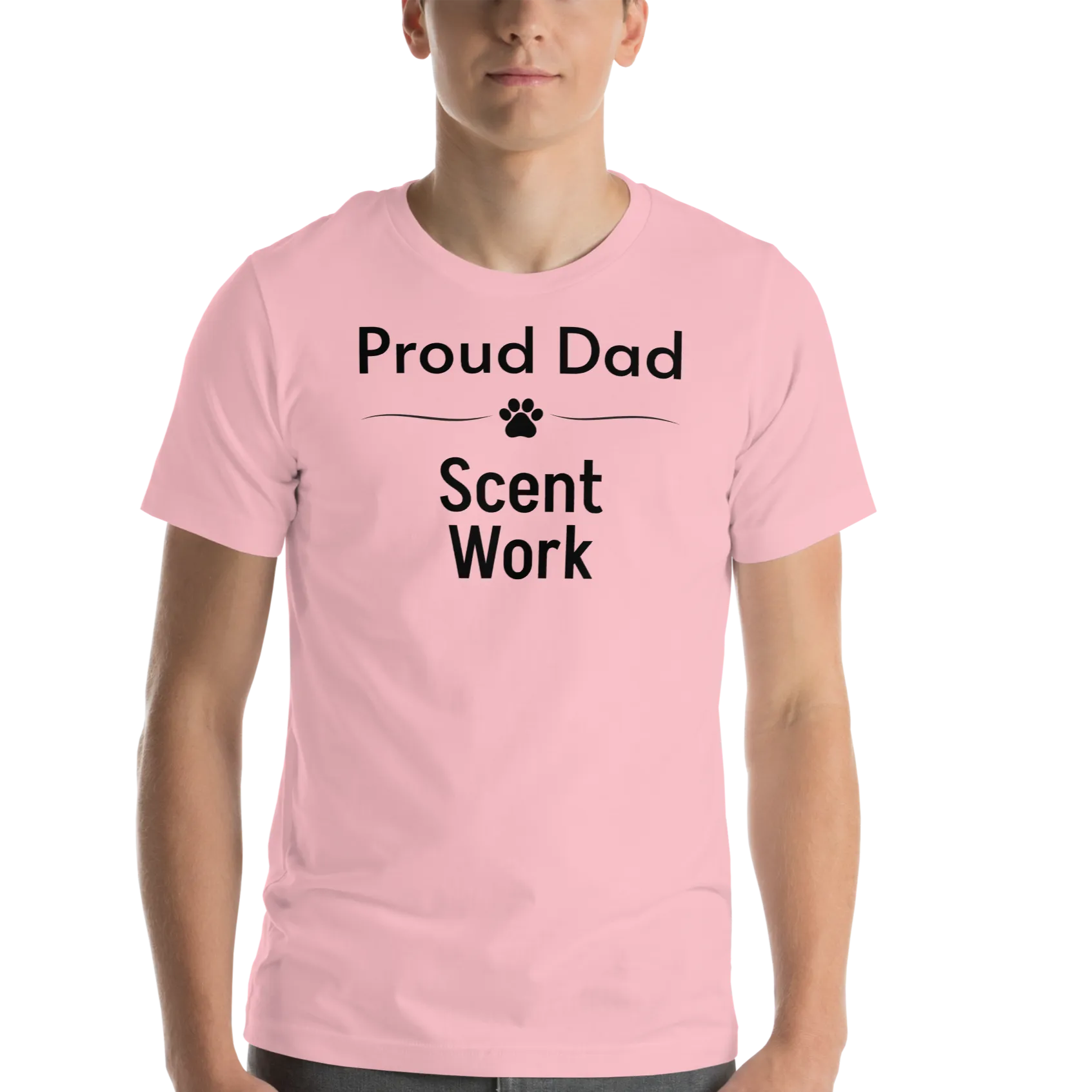 Proud Scent Work Dad T-Shirts - Light
