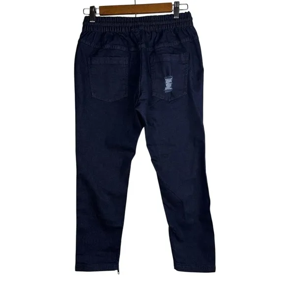 Publish Women's Size 25 Jeans Joggers Today For Tomorrow Dark Blue Distressed