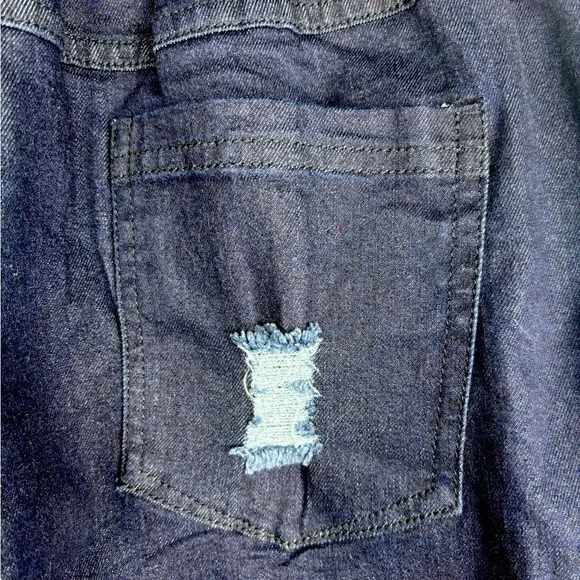 Publish Women's Size 25 Jeans Joggers Today For Tomorrow Dark Blue Distressed