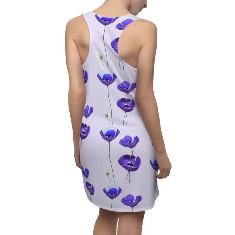 Purple Poppy Racerback Dress Delivers Bold Style