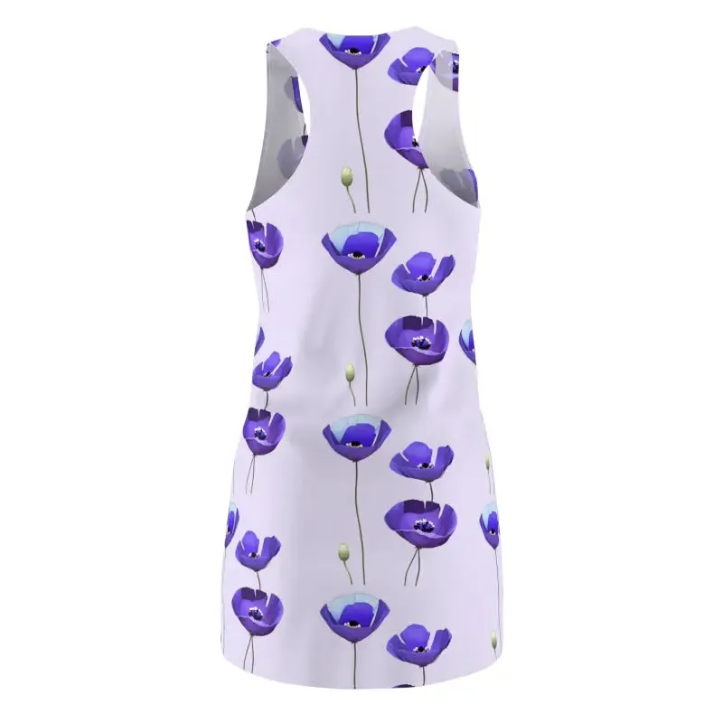 Purple Poppy Racerback Dress Delivers Bold Style