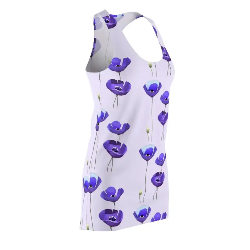 Purple Poppy Racerback Dress Delivers Bold Style
