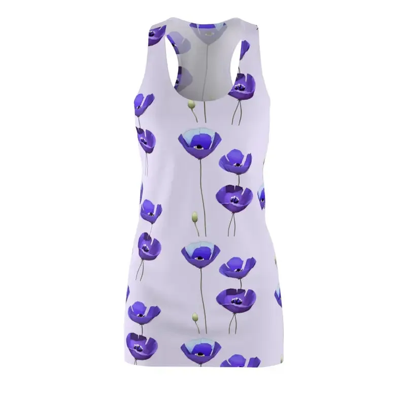 Purple Poppy Racerback Dress Delivers Bold Style