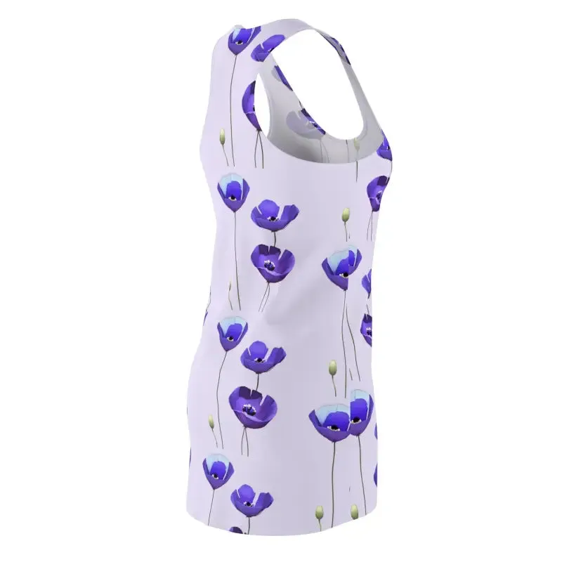 Purple Poppy Racerback Dress Delivers Bold Style