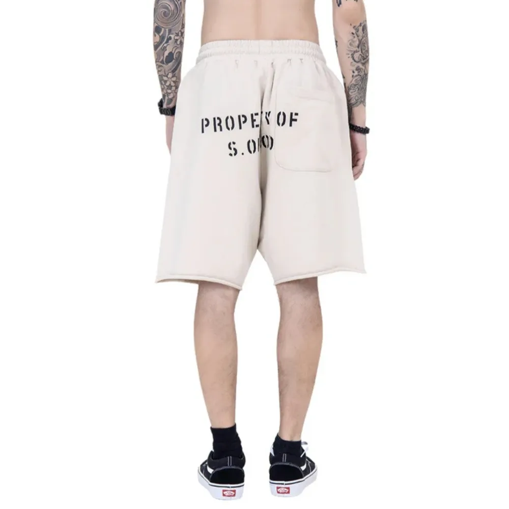"High Street Lettered Track" Shorts