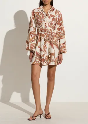 Rae Mini Dress (Paisley)