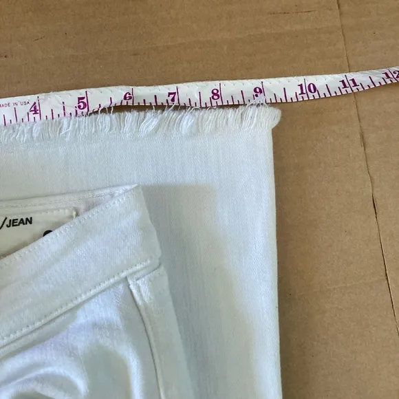 Rag &amp; Bone Bright White Crop Flare Jeans size 27