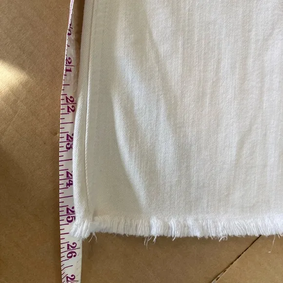 Rag &amp; Bone Bright White Crop Flare Jeans size 27