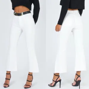 Rag &amp; Bone Bright White Crop Flare Jeans size 27