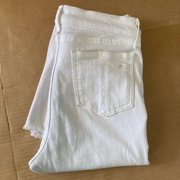 Rag &amp; Bone Bright White Crop Flare Jeans size 27