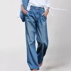 Ranilla - Denim Wide Jeans