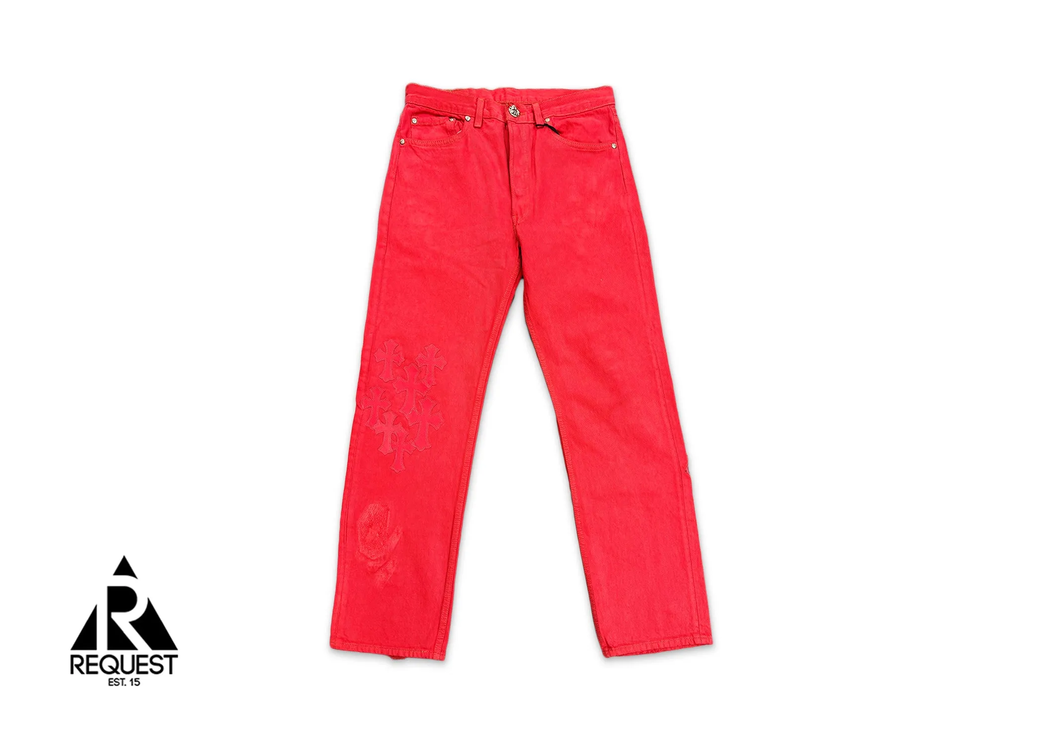 Red Denim "Red Crosses"
