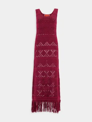 Red Tassel Dress