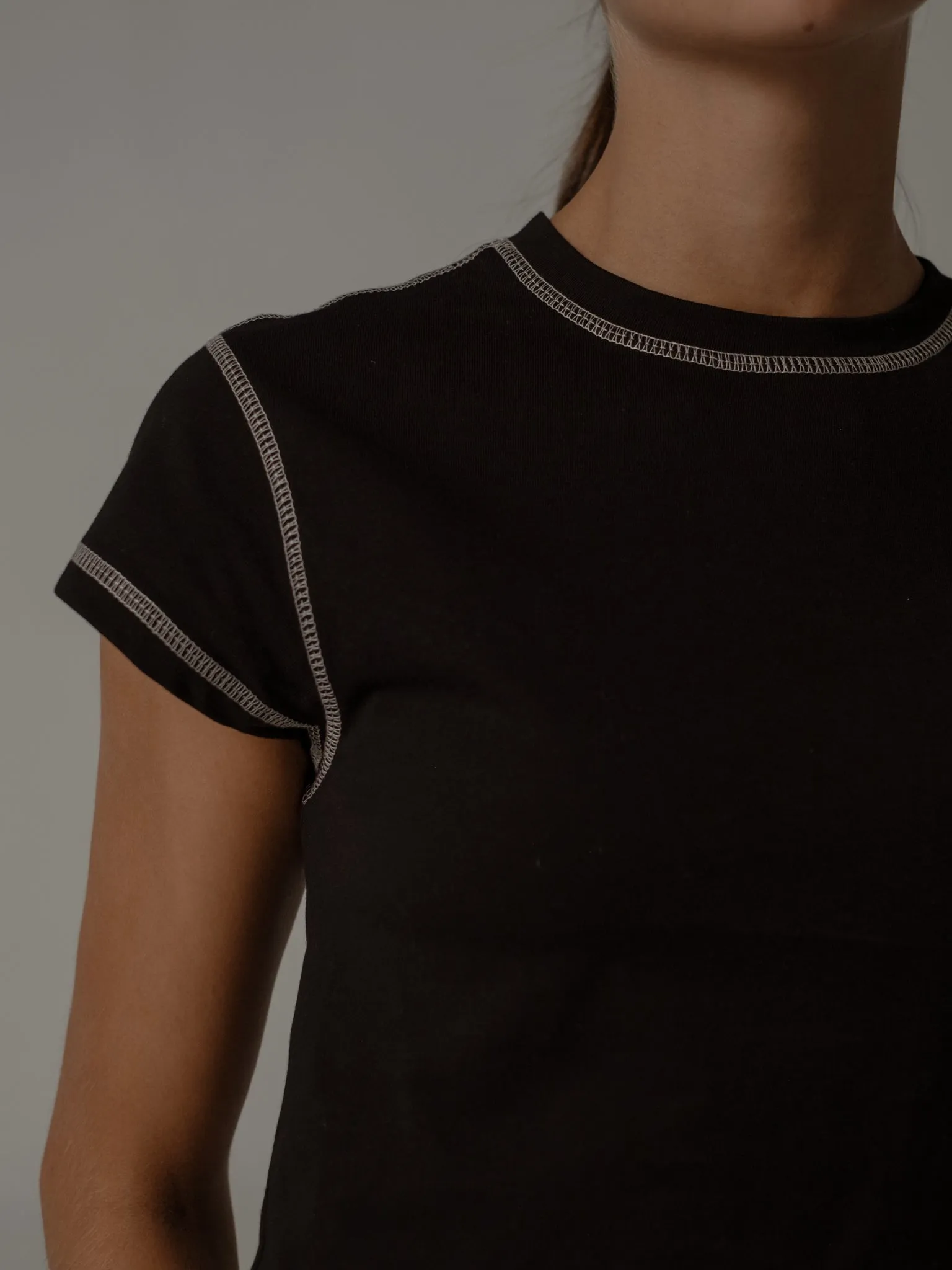 RETRO MINI TEE - BLACK