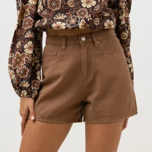 RHYTHM STAPLE DENIM SHORT - TOAST