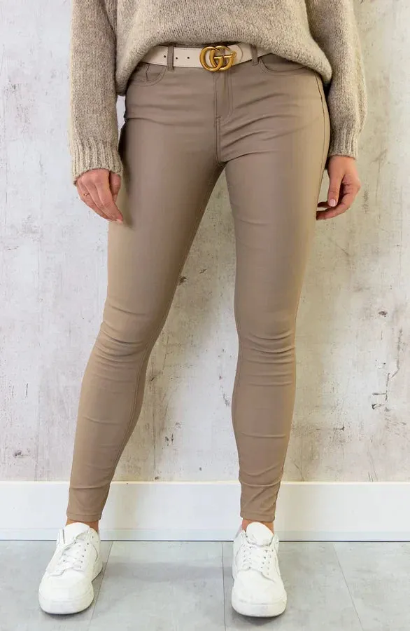 Riley | Coated Skinny Jeans | Fashionable Comfort | Luxury Cotton Blend