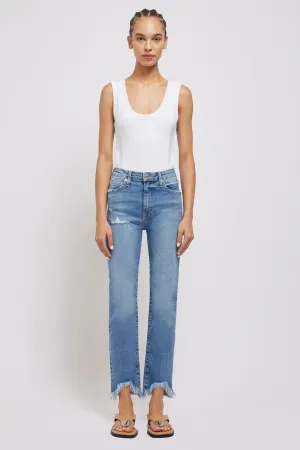 RIVER HIGH RISE STRAIGHT CROPPED JEAN