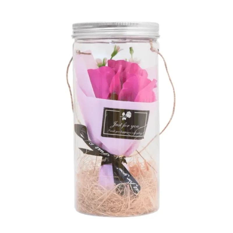 Rose Flower Bouquet Container – Elegant Lasting Floral Display