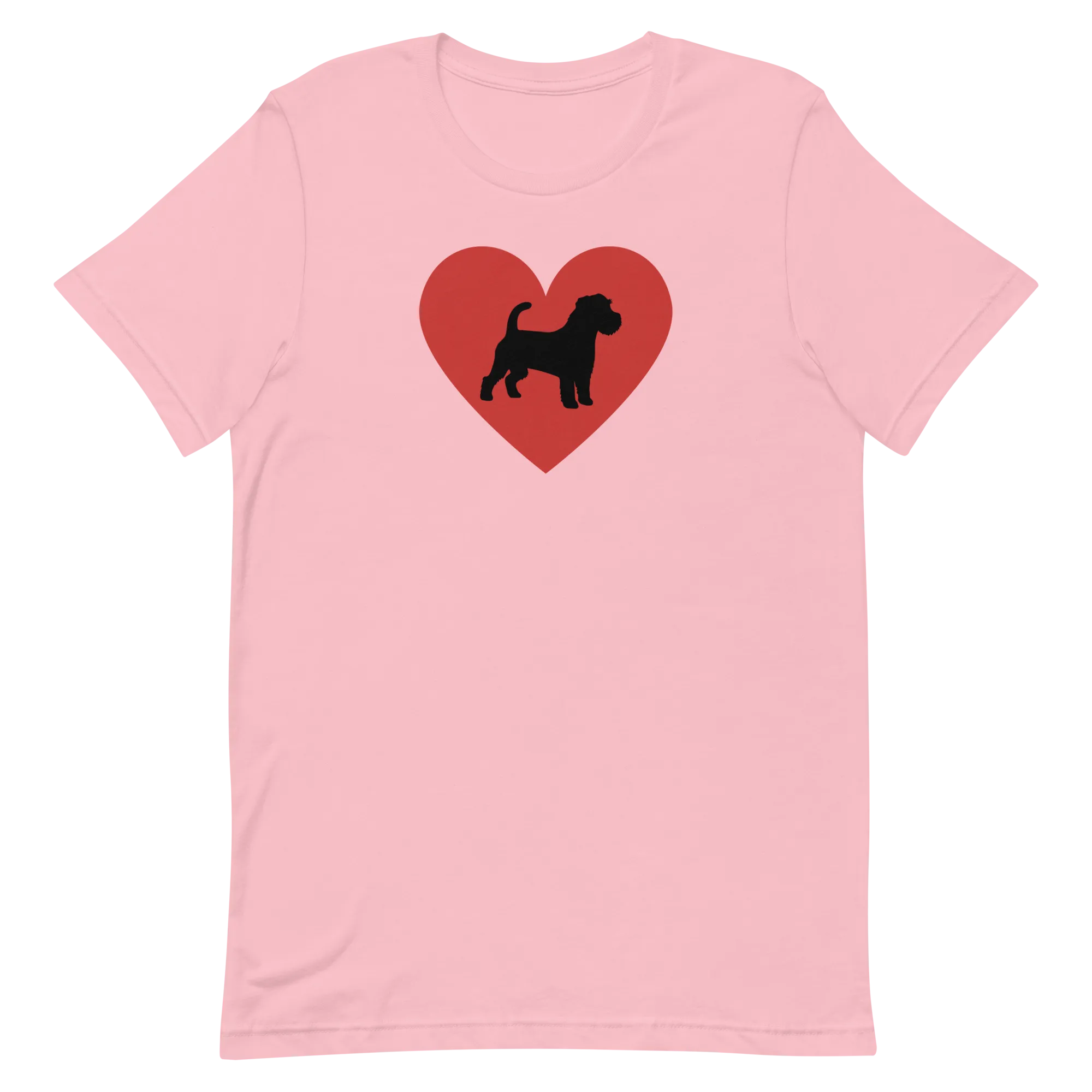 Russell Terrier in Heart T-Shirts - Light