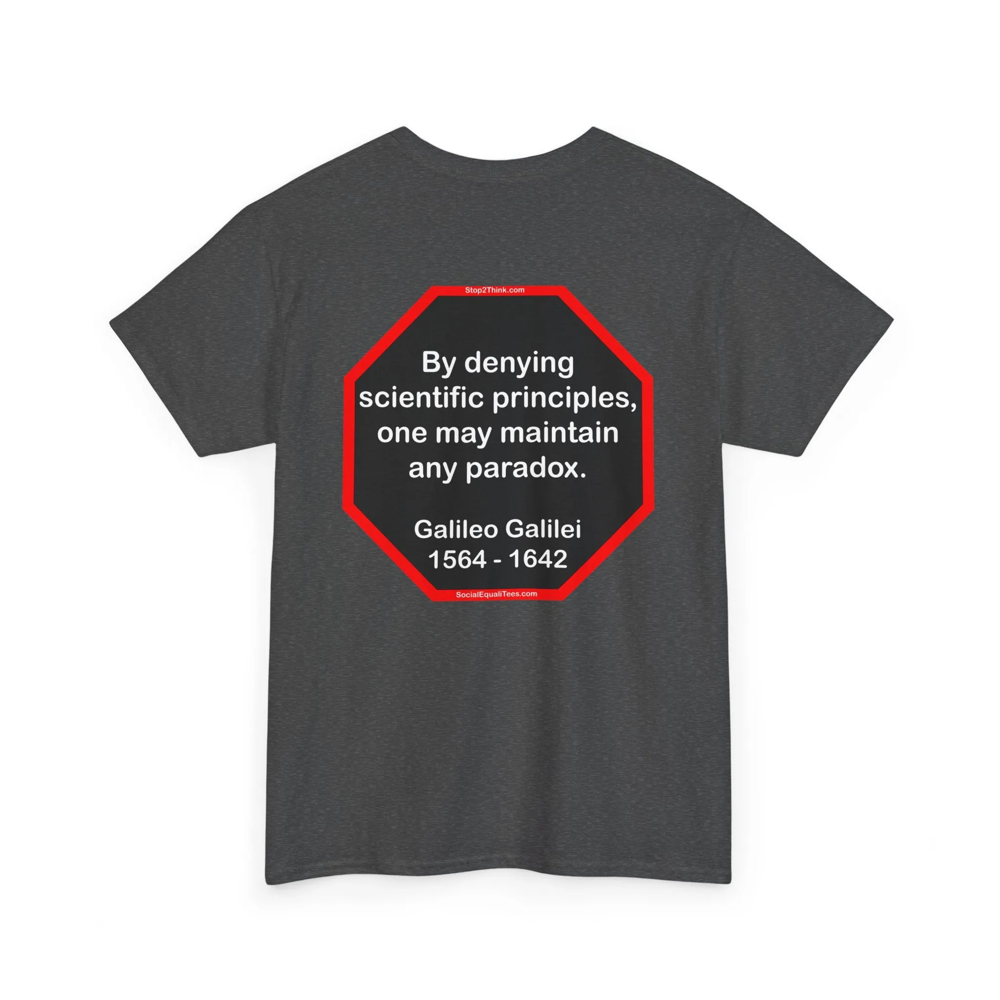 s2t- By denying scientific principles, one may maintain any paradox.   -  Galileo Galilei  1564 - 1642
