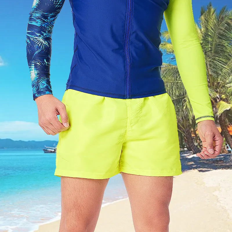 SAILBEE Men's Quick Drying Breathable Large Sunscreen Jellyfish Medium Length Swimming Trunks