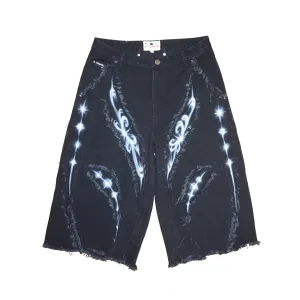 Saloon Jean Shorts Black (ft. Kevin Mejia)