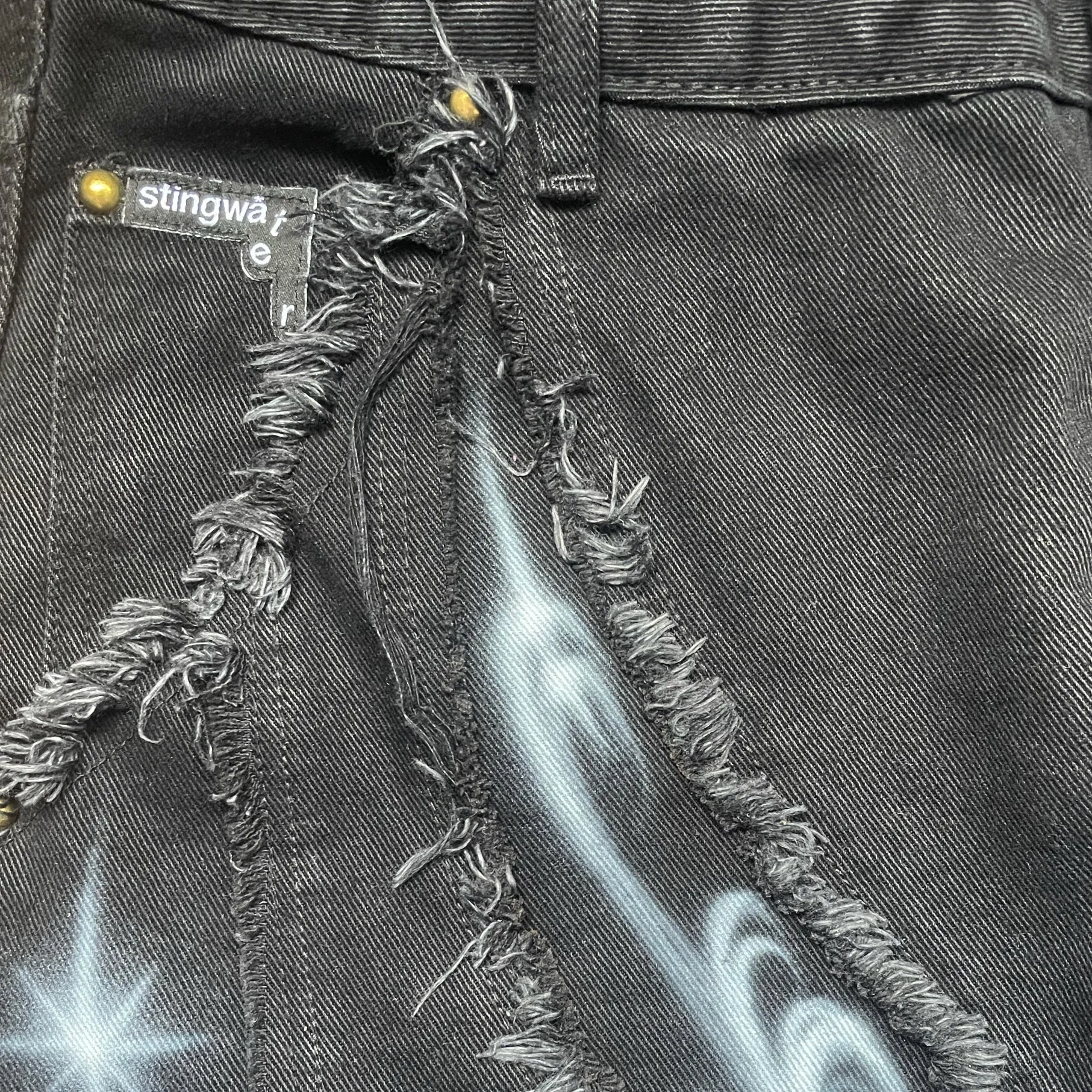 Saloon Jean Shorts Black (ft. Kevin Mejia)