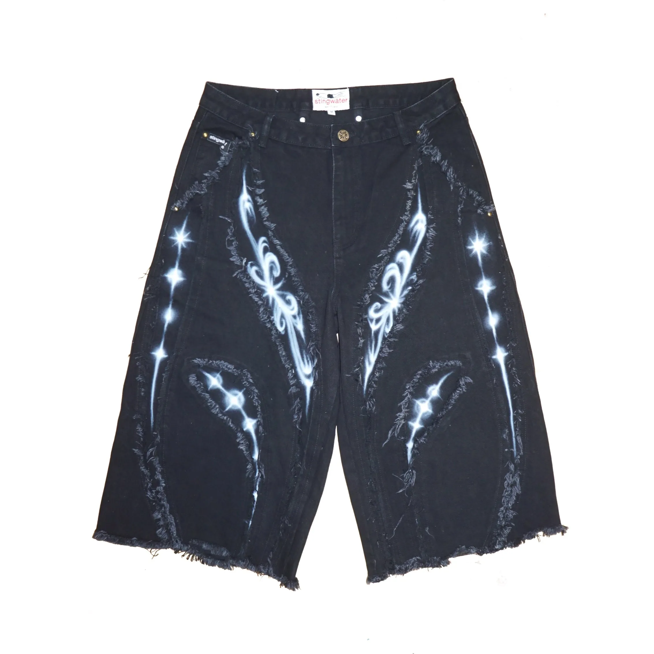 Saloon Jean Shorts Black (ft. Kevin Mejia)