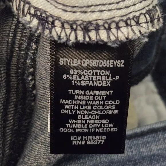 Sanctuary Curve Social Standard Step Hem Skinny Ankle Jeans 18W Elysian Blue NWT