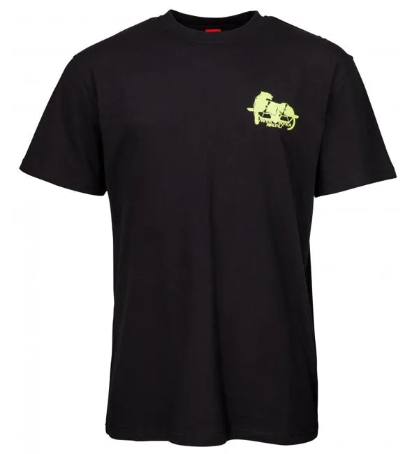Santa Cruz Natas Panther Short Sleeved T Shirt
