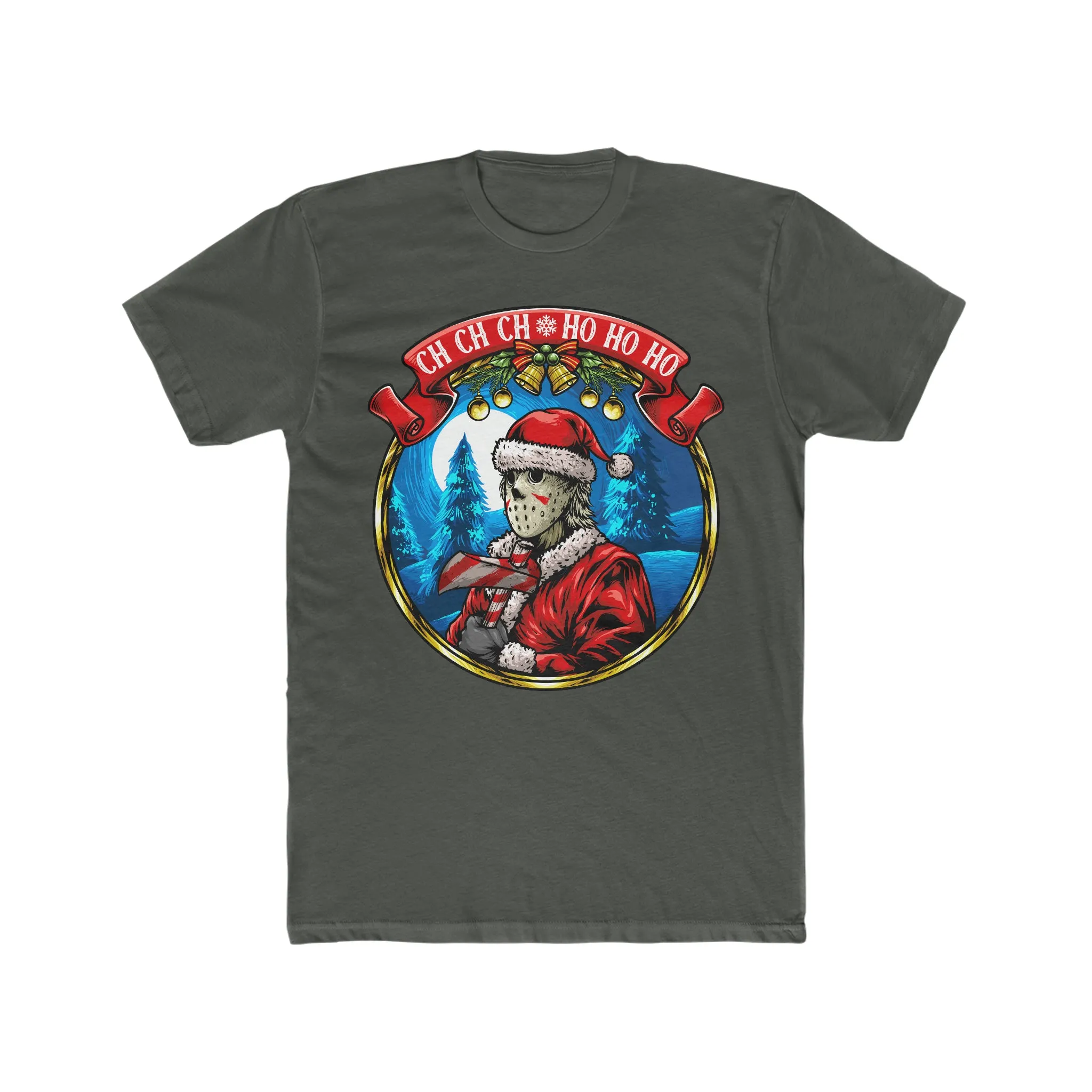 Santa Voorhees Tee on Next Level
