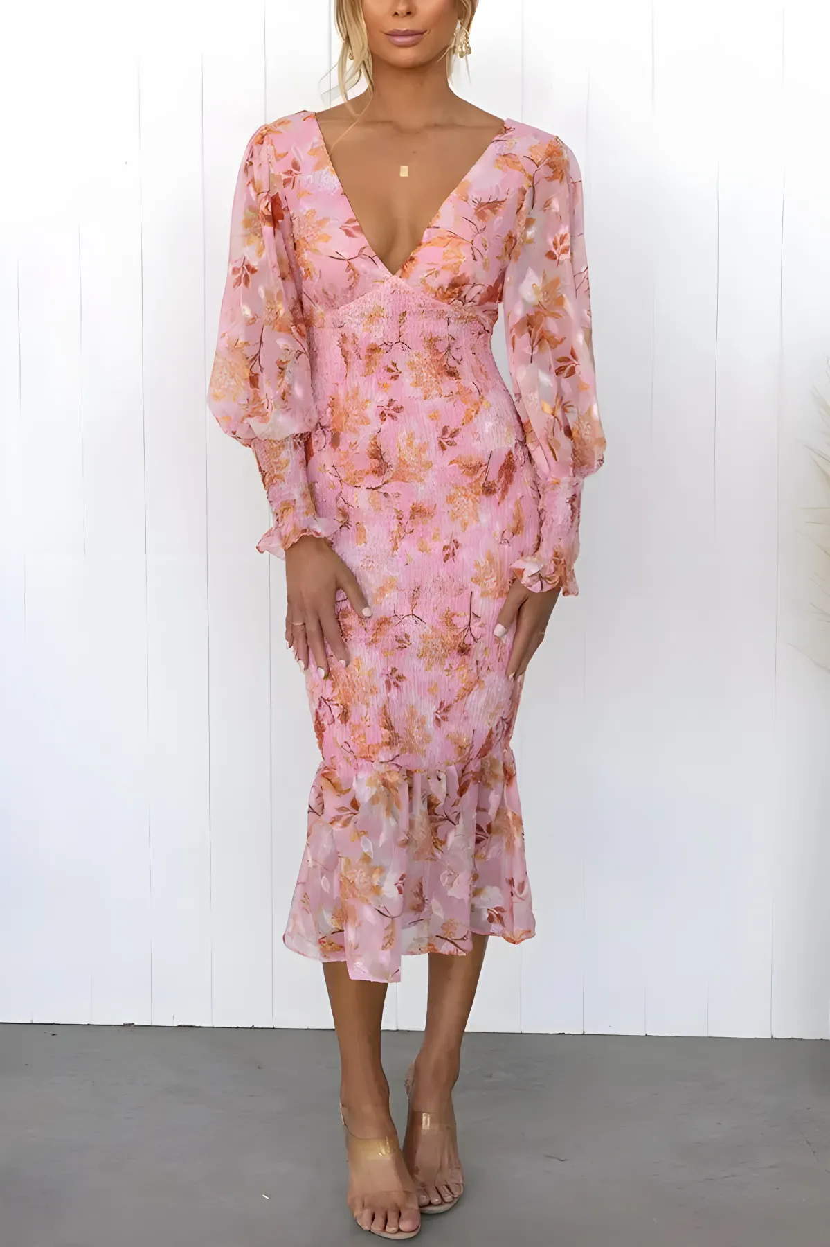 Sarah – Elegant Midi Dress for Women
