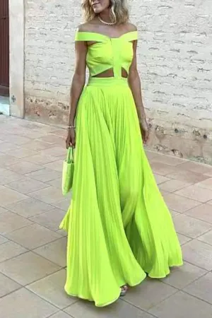 Sexy Elegant Solid Bandage Off the Shoulder Dresses