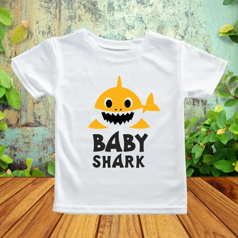 Shark Theme Birthday T-Shirts - Baby Shark T-Shirt for Kid