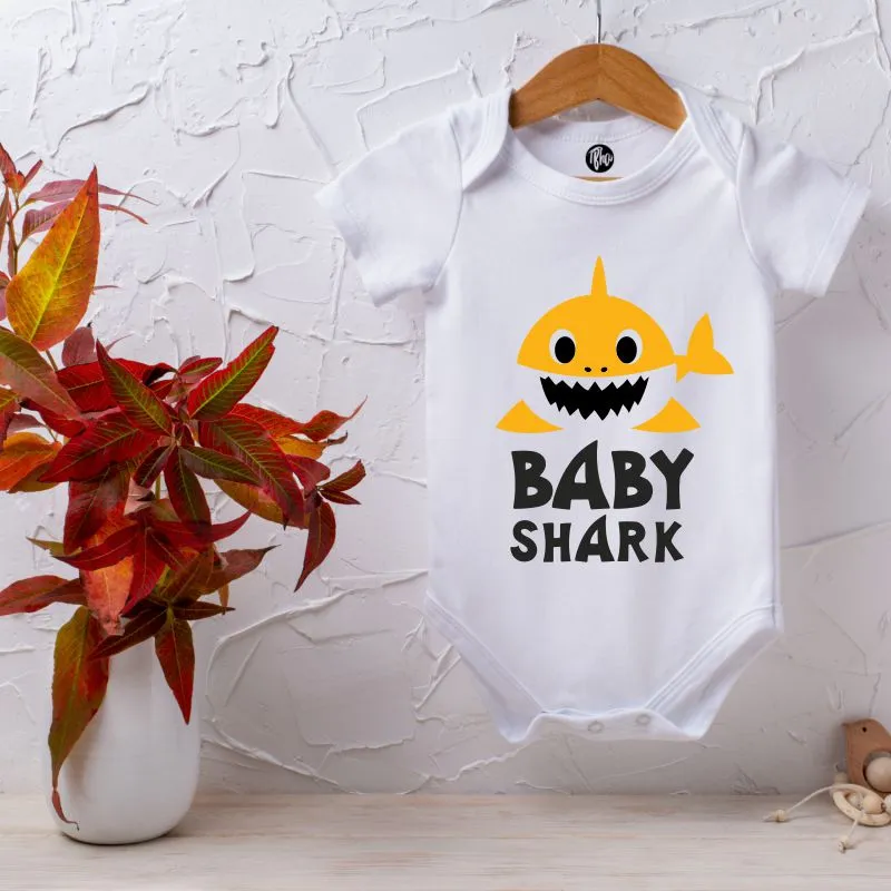 Shark Theme Birthday T-Shirts - Baby Shark T-Shirt for Kid