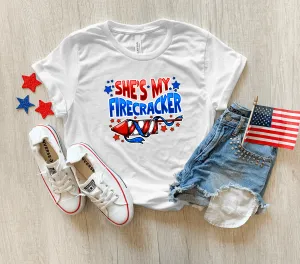 She's My Firecracker Deluxe Unisex Shirt