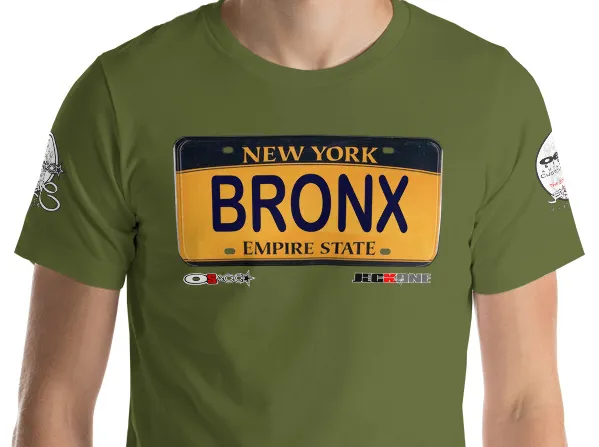 SHORT SLEEVE TEE SHIRT (uniSex) : BRONX 2019 (JECKONE X oeroSTREETautomotive Custom Classics)