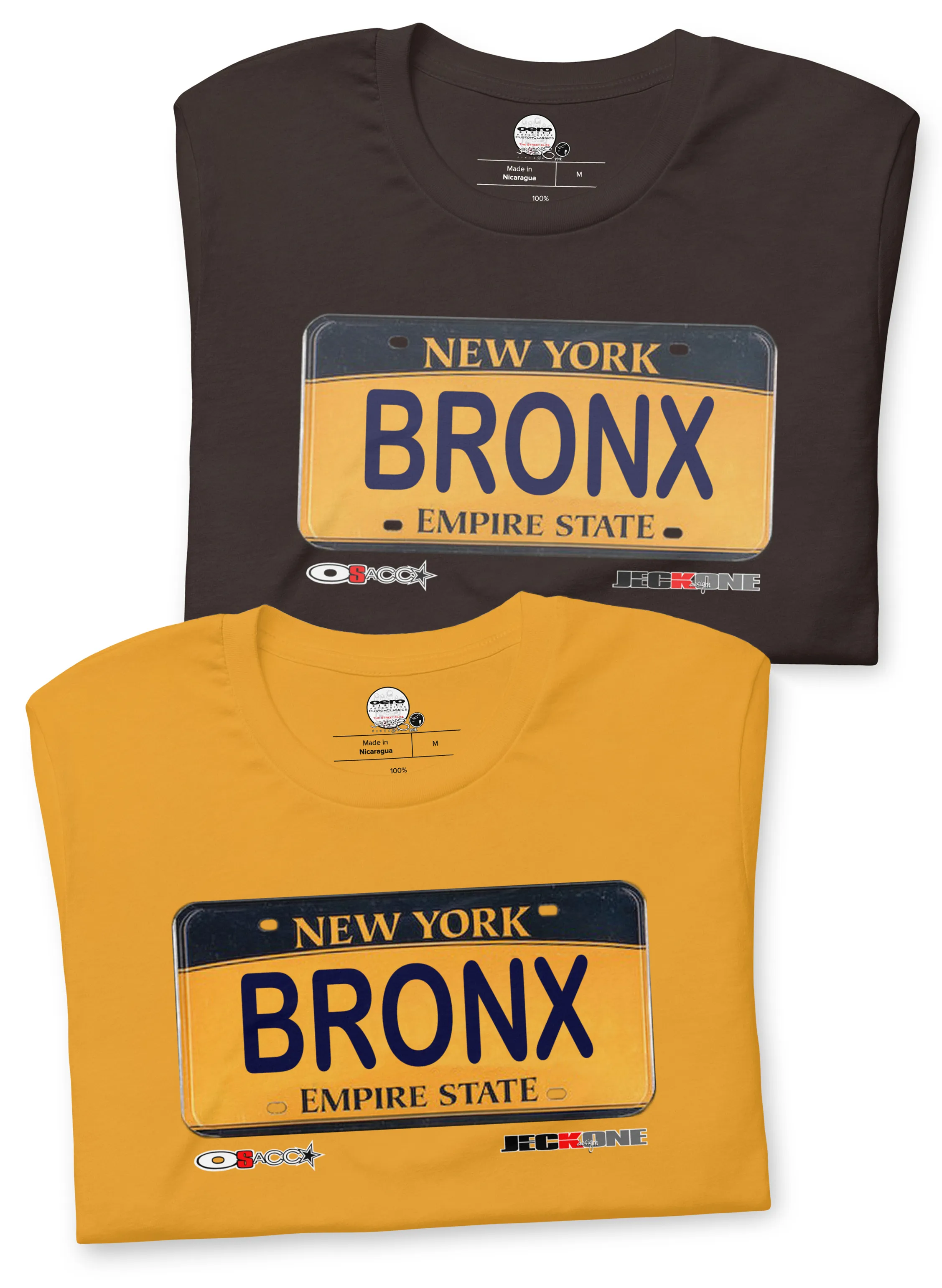 SHORT SLEEVE TEE SHIRT (uniSex) : BRONX 2019 (JECKONE X oeroSTREETautomotive Custom Classics)
