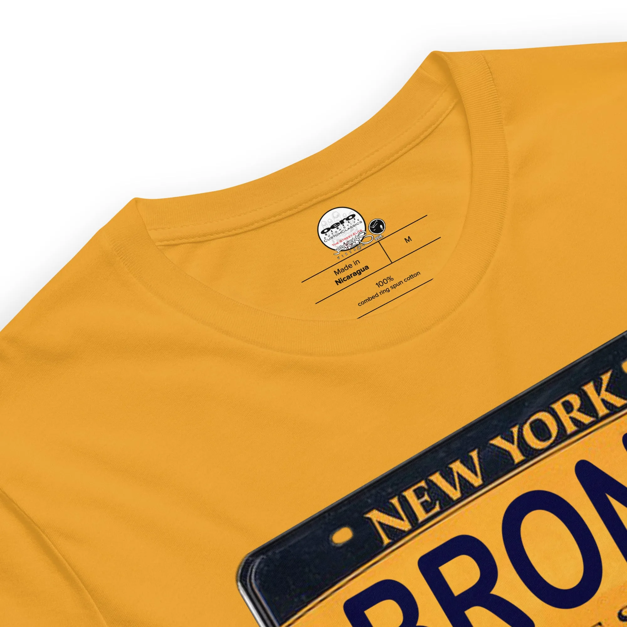 SHORT SLEEVE TEE SHIRT (uniSex) : BRONX 2019 (JECKONE X oeroSTREETautomotive Custom Classics)